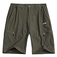 svacuam Men's Casual Shorts Quick-Drying Fitness Cargo Shorts
