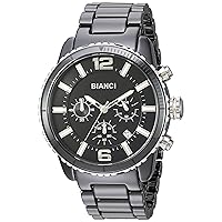 Men's RB58750 Amadeo Analog Display Swiss Quartz Black Watch