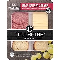 Hillshire® Snacking Small Plates, Wine-Infused Salame with White Cheddar Cheese, 2.76 oz.