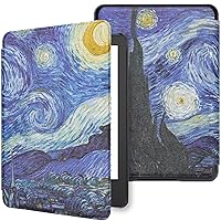WALNEW Case Cover for All-New Kindle (2022 Release), Smart Cover with Auto Sleep/Wake Fits Kindle (11th Generation) - 2022 Release (Starry Night)