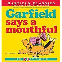 Garfield Says a Mouthful: His 21st Book (Garfield Series) Garfield Says a Mouthful: His 21st Book (Garfield Series) Kindle School & Library Binding Paperback