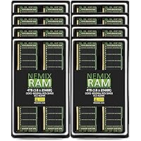NEMIX RAM 4TB (16X256GB) DDR5 4800MHZ PC5-38400 8Rx4 ECC RDIMM KIT Registered Server Memory Compatible with The Dell PowerEdge R760xa Rack Server
