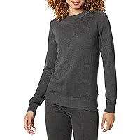 Amazon Aware Women's Pointelle Crewneck Sweater (Available in Plus Size)