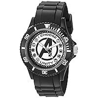 Marvel Men Analog Quartz Watch with Plastic Strap WMA000071