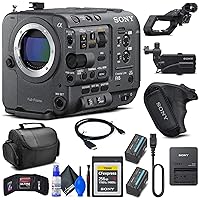 Sony FX6 Full-Frame Cinema Camera (Body Only) (ILME-FX6V) + Sony 256GB Cfexpress Card + BP-U35 Battery + Pro Case + Deluxe Cleaning Set + HDMI Cable + Memory Card Wallet + More (Renewed)