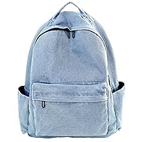 Denim Backpack Casual Style Lightweight Jeans Backpacks Classic Retro Travel Daypack