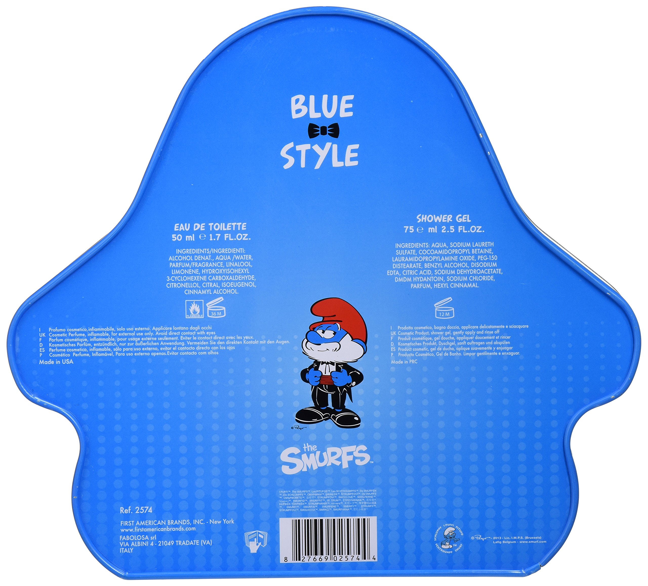 First American Brands Smurfs 3D Papa Perfume for Children, 1.7 Ounce