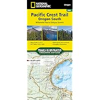 Pacific Crest Trail: Oregon South Map [Willamette Pass to Siskiyou Summit] (National Geographic Topographic Map Guide, 1005)