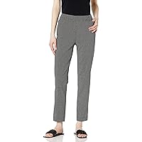 SLIM-SATION Women's Pull on Print Ankle Pant with Real Front Pockets