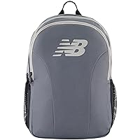 New Balance Laptop Backpack, Travel Computer Bag for Men and Women, Grey, 19 Inch