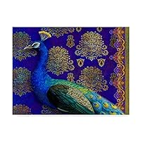 Indian Peacock by Maria Rytova, 18x24-Inch