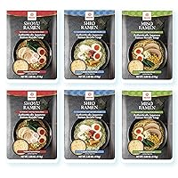 Hakubaku Authentic Japanese Ramen Noodles (Variety, 6 PACK)