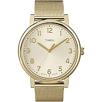 Timex Originals Unisex Quartz Watch with Analogue Display and Stainless Steel Bracelet