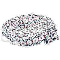 My Brest Friend Original Nursing Pillow Cover - Slipcovers for Baby - Breathable Cotton, Adjustable Fit, Easy Care, Durable - Original Nursing Pillow Not Included, Coral
