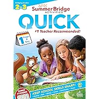 Summer Bridge Activities® Quick Workbook―Bridging Grades 2 to 3 With 1 Page A Day of Reading, Math, Science, Social Studies, Fitness, Outdoor Learning, Activity Book With Stickers, Ages 7-8 (80 pgs)
