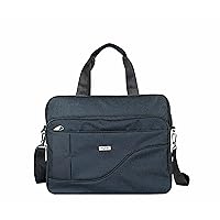 Shoulder Messenger Bag Laptop Briefcase Leather Bag Coach Unisex Formal Waterproof Office Bag Leather Canvas Carry Handbag, Handle Keeper, Carry Crossbody Office Bag By FLYIT BAGS