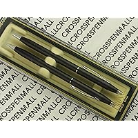 Cross Made in The USA Century Matte Satin Black Pen and 0.5MM Pencil Set