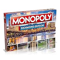 MONOPOLY Board Game - Richmond Edition: 2-6 Players Family Board Games for Kids and Adults, Board Games for Kids 8 and up, for Kids and Adults, Ideal for Game Night