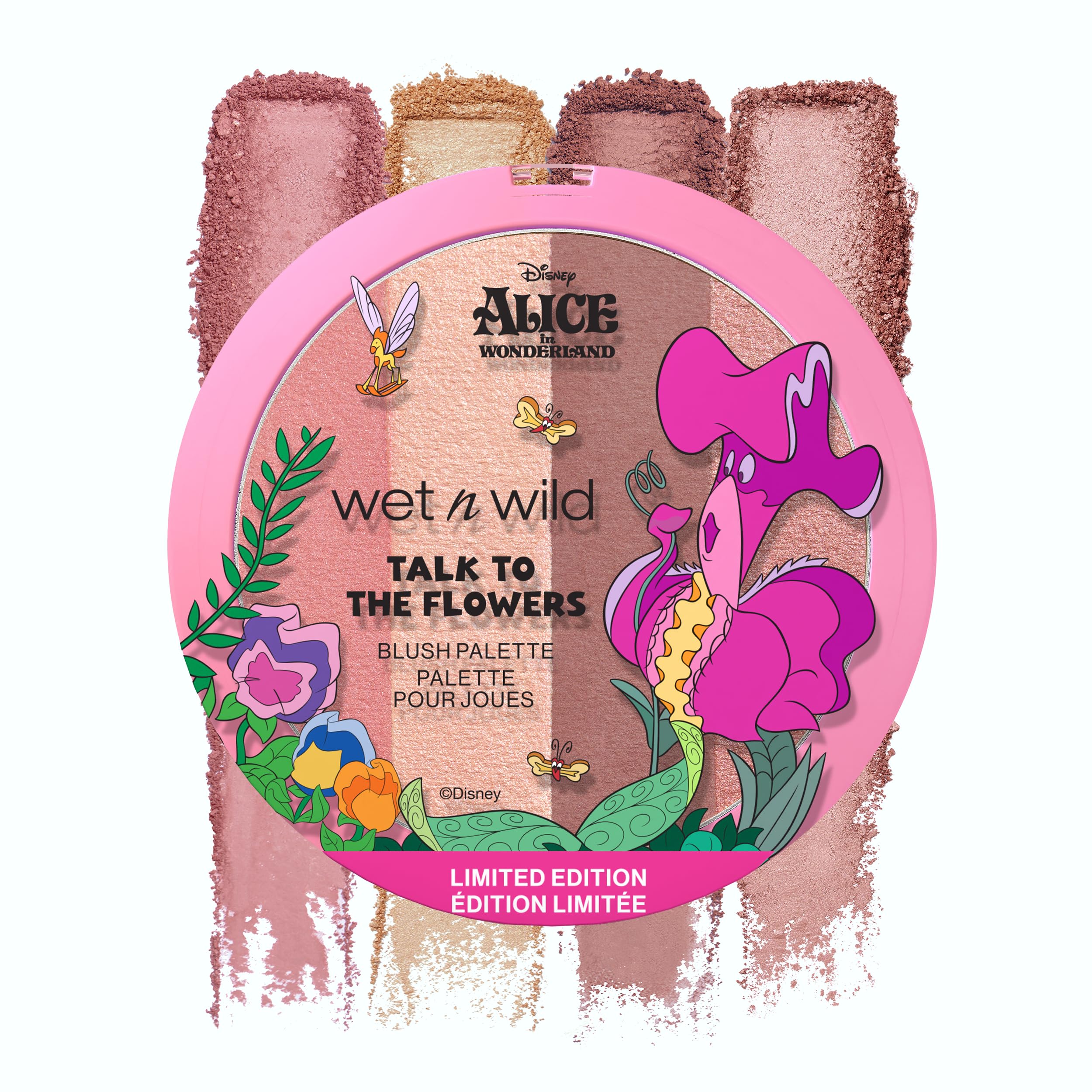 Wet N Wild Talk To The Flowers Blush Palette Alice In Wonderland Collection