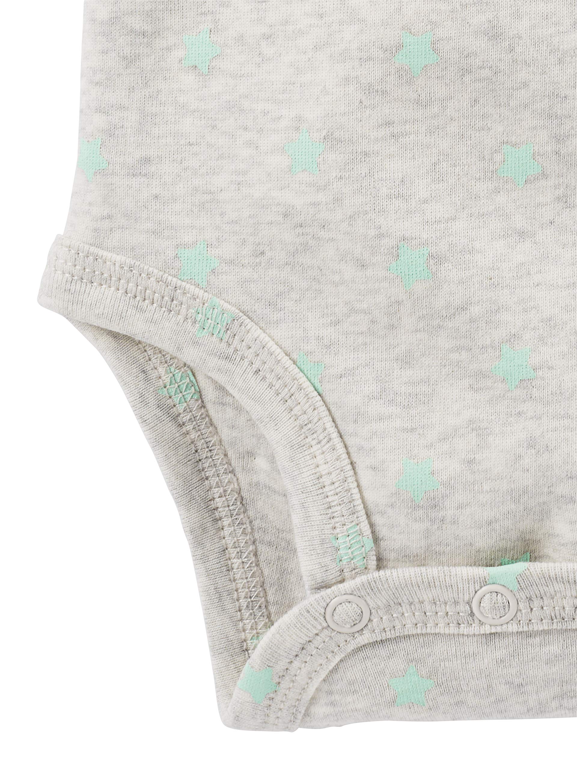Simple Joys by Carter's Unisex Babies' 6-Piece Bodysuits (Short and Long Sleeve) and Pants Set