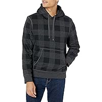 Amazon Essentials Men's Sherpa-Lined Pullover Hoodie Sweatshirt