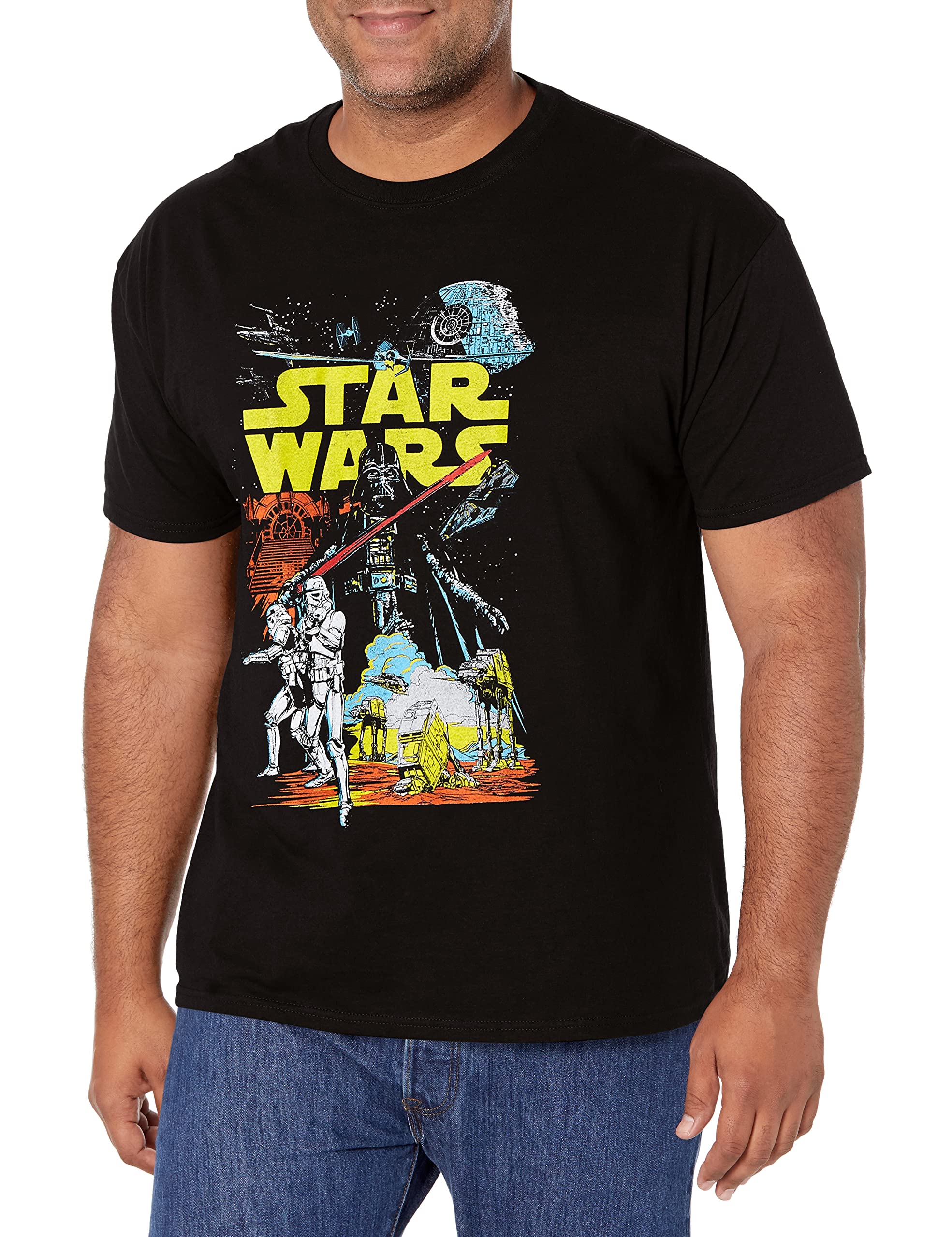 STAR WARS Men's Galactic Battle T-Shirt