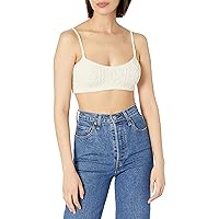 KENDALL + KYLIE Women's Cable Knit Bralette