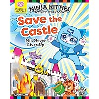 Ninja Kitties Save the Castle Activity Storybook: Mia Never Gives Up (Happy Fox Books) Children's Adventure Book about the Royal Kitties of Kitlandia, with Activities, Stickers, and More Ninja Kitties Save the Castle Activity Storybook: Mia Never Gives Up (Happy Fox Books) Children's Adventure Book about the Royal Kitties of Kitlandia, with Activities, Stickers, and More Paperback Kindle