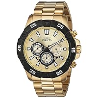 Invicta Men's 22789 Pro Diver Analog Display Quartz Gold Watch