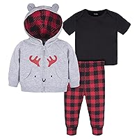 Baby Boys Toddler Zip Hoodie & Joggers Clothing Set