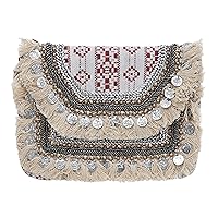 Handbags for Girls Mobile Holder Sling Purse Attractive Small Handmade Wristlet Women Shoulder Purse Detachable Strap Clutch