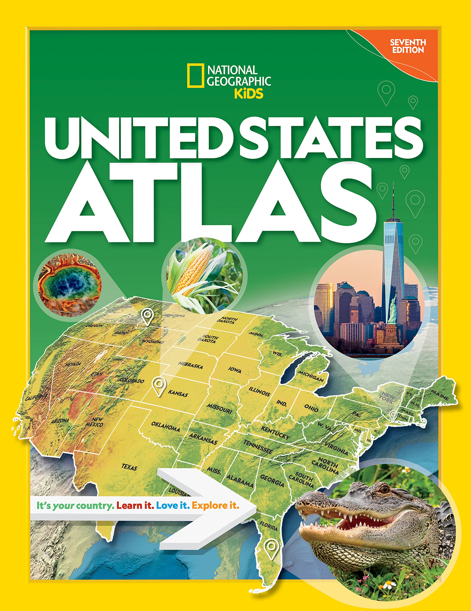 National Geographic Kids United States Atlas 7th edition (The National Geographic Kids)