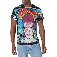 Liquid Blue Unisex-Adult Standard David Bowie Ziggy Havoc T-Shirt