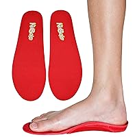 Red Orthotic Sports Insole by KidSole -- Lightweight Soft & Sturdy Orthotic Technology For Active Children With Flat Feet and Other Arch Support Problems (US Kids Sizes 2-3.5 (22 CM))