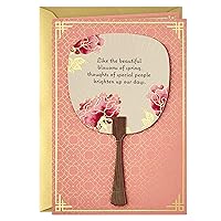 Hallmark Eight Bamboo Thinking of You Card (Removable Paper Fan) (699RZP1007)