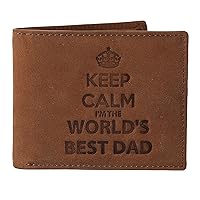 Brown Men’s Leather Wallet, Brown, Classic