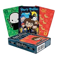 AQUARIUS Harry Potter Playing Cards - Chibi Themed Deck of Cards for Your Favorite Card Games - Officially Licensed Harry Potter Merchandise & Collectibles