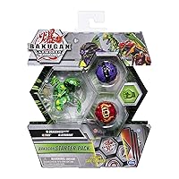 Bakugan Starter Pack 3-Pack, Dragonoid Ultra, Armored Alliance Collectible Action Figures