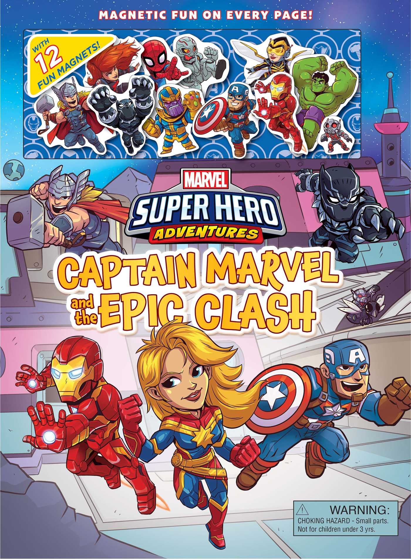 Marvel Super Hero Adventures: Captain Marvel and the Epic Clash (Magnetic Hardcover)