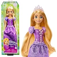 Disney Princess Rapunzel Fashion Doll, Sparkling Look with Blonde Hair, Blue Eyes & Tiara Accessory