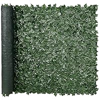 VEVOR Ivy Privacy Fence, 59 x 98 in Artificial Green Wall Screen, Greenery Ivy Fence with Mesh Cloth Backing and Strengthened Joint, Faux Hedges Vine Leaf Decoration for Outdoor Garden, Yard, Balcony