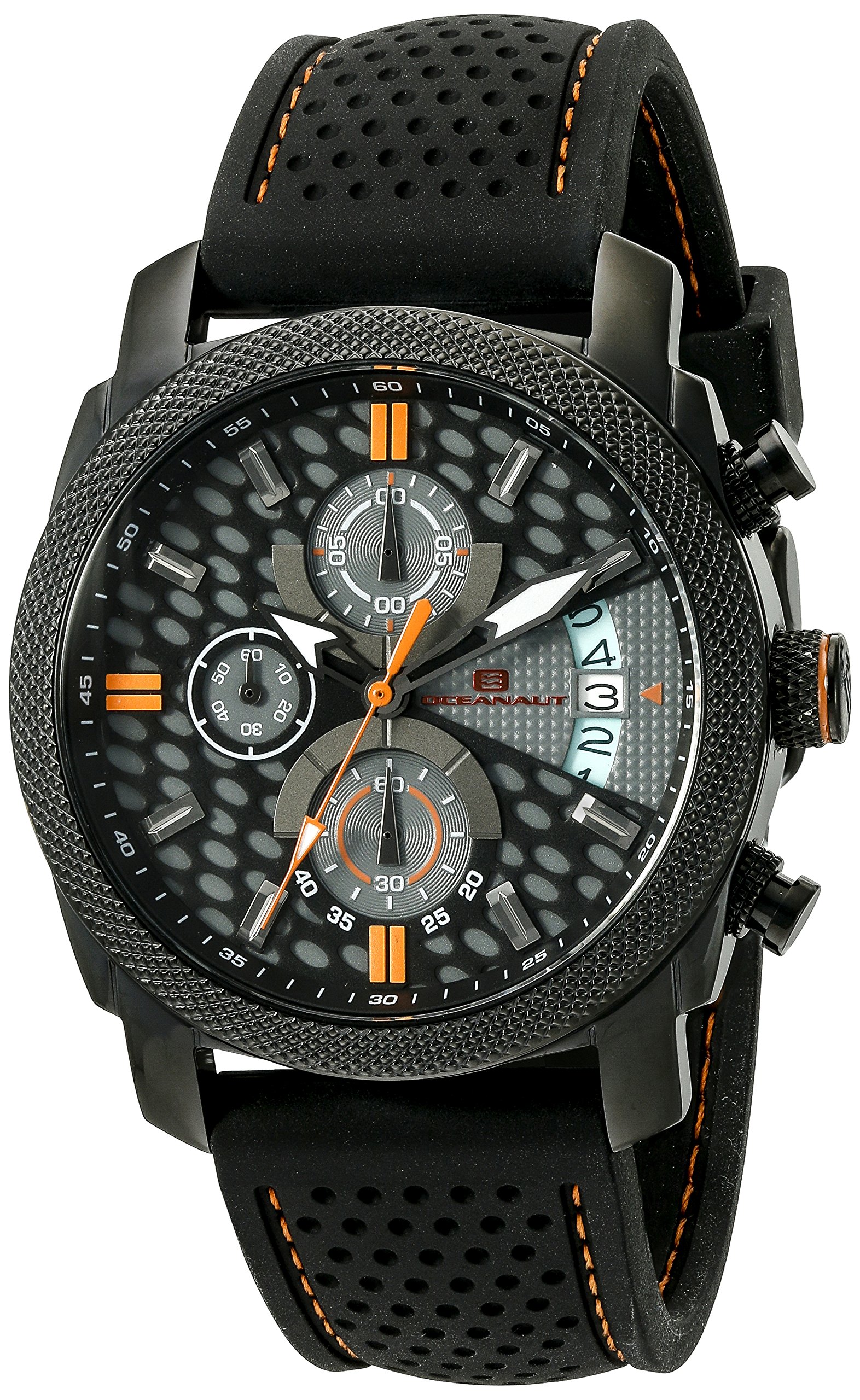 Oceanaut Men's OC2323 Kryptonite Analog Display Quartz Black Watch