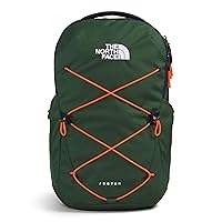 THE NORTH FACE Jester Everyday Laptop Backpack, Pine Needle/Summit Navy/Power Orange, One Size