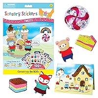 Creativity for Kids Sensory Stickers: Sweets - Sticker Activity for Kids Ages 3-4+, Sensory Play for Toddlers