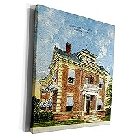 3dRose Spartanburg City Hospital (Vintage) - Museum Grade Canvas Wrap (cw_61740_1)