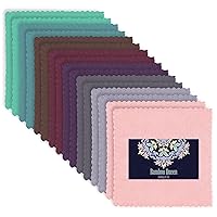 16 Count Premium Makeup Remover Cloths- Super Soft Not Wear Skin - 8×8 Inches - Highly Absorbent Microfiber Coral Velvet Fingertip Face Towels Washcloths for Hand and Make Up, Quick Dry- Classics
