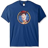 Disney Young Men's Woody Circle T-Shirt