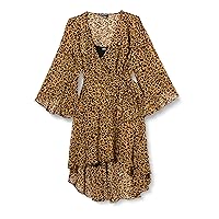 City Chic Women's Plus Size Dress Leopard