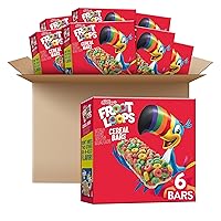 Froot Loops Cereal Bars, On The Go Snack Food, Kids Snacks, Original (8 Boxes, 48 Bars)