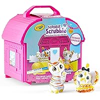 Crayola Scribble Scrubbie Pets, Backyard Playset, Toys For Girls & Boys, Gifts For Kids, Ages 3+
